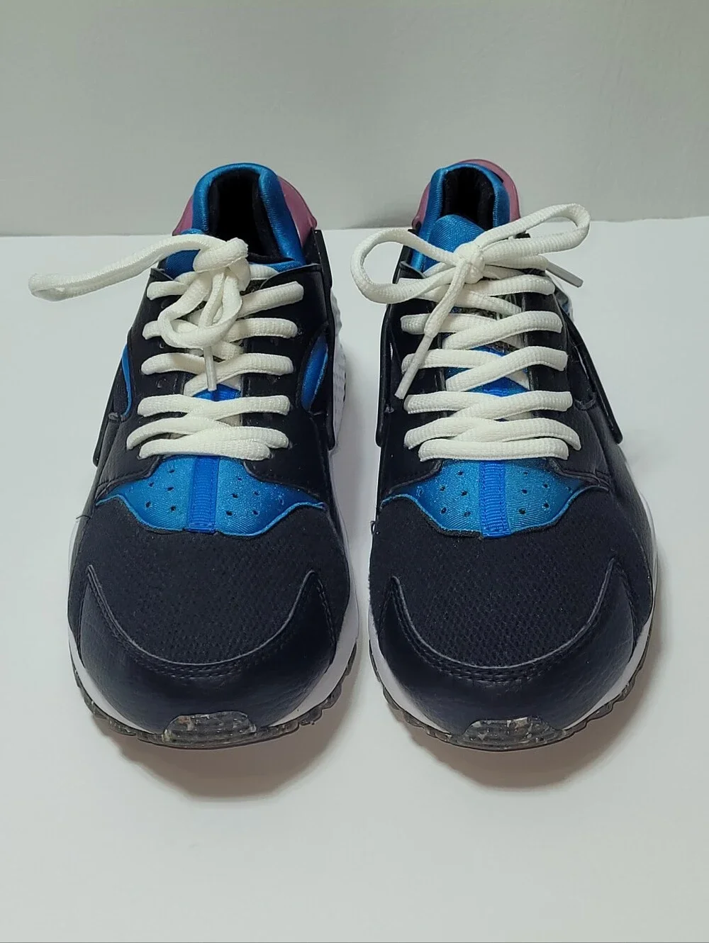 Nike Huarache Run GS 'Black Light Photo Blue' Sneakers,